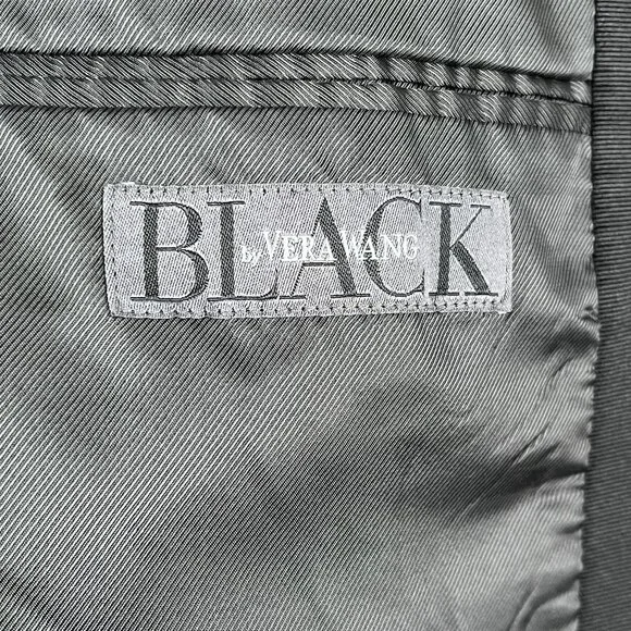 Vera Wang Black Mens Slim Fit Super 120s Blue Tuxedo Jacket 40S - Picture 5 of 9